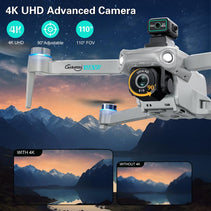 2025 BRAND NEW Drone with 4K UHD EIS Camera, 5G Wifi FPV RC Quadcopters, Brushless Motors, Obstacle Avoidance, Automatic Return, and Replaceable Wing Batteries