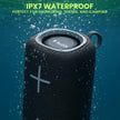 Halo Portable Wireless Bluetooth Speaker by Fuzix – Compact High-Quality Sound, Long Battery Life, TWS Stereo, Micro SD, USB, AUX Audio