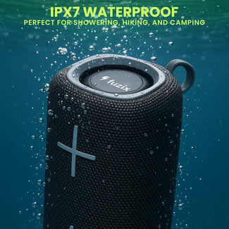 Halo Portable Wireless Bluetooth Speaker by Fuzix – Compact High-Quality Sound, Long Battery Life, TWS Stereo, Micro SD, USB, AUX Audio