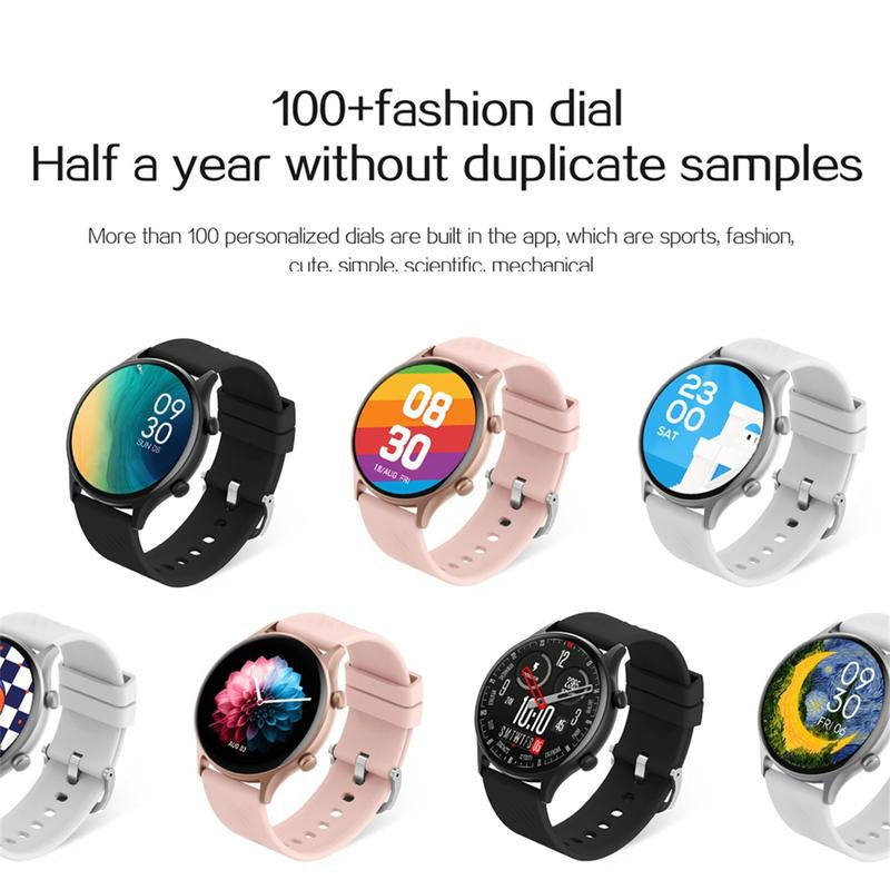 BOZLUN B53S Smartwatch with Bluetooth Call AI Voice Assistant Health Fitness Tracking 1.39'' HD Display IP67 Waterproof Gift Pink Black White Wearable Charging Magnetic Durable Screen Smartphone Wristwatch Chargeable