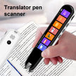 MD04 Smart AI Scan Pen BT Translator Voice Multi 134 Languages Support 3.38 Inch Touch Screen Photo Offline Record Translation