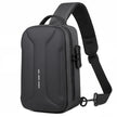 Anti-Theft Combination Lock Chest Packs with USB Charging Port Fashion Business Men'S Crossbody Bag Travel Storage Shoulder Bag