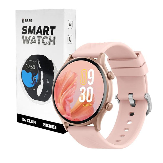 BOZLUN B53S Smartwatch with Bluetooth Call AI Voice Assistant Health Fitness Tracking 1.39'' HD Display IP67 Waterproof Gift Pink Black White Wearable Charging Magnetic Durable Screen Smartphone Wristwatch Chargeable