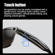 HYUNDAI XK ONE Pro Intelligent Camera and Video Glasses, Built-In High-Definition Camera, Equipped with Surround Sound Headphones and Speakers,Have Smart Polarized Lenses That Block Blue Light. They Are Suitable for Daily Activities Such Work and Driving.