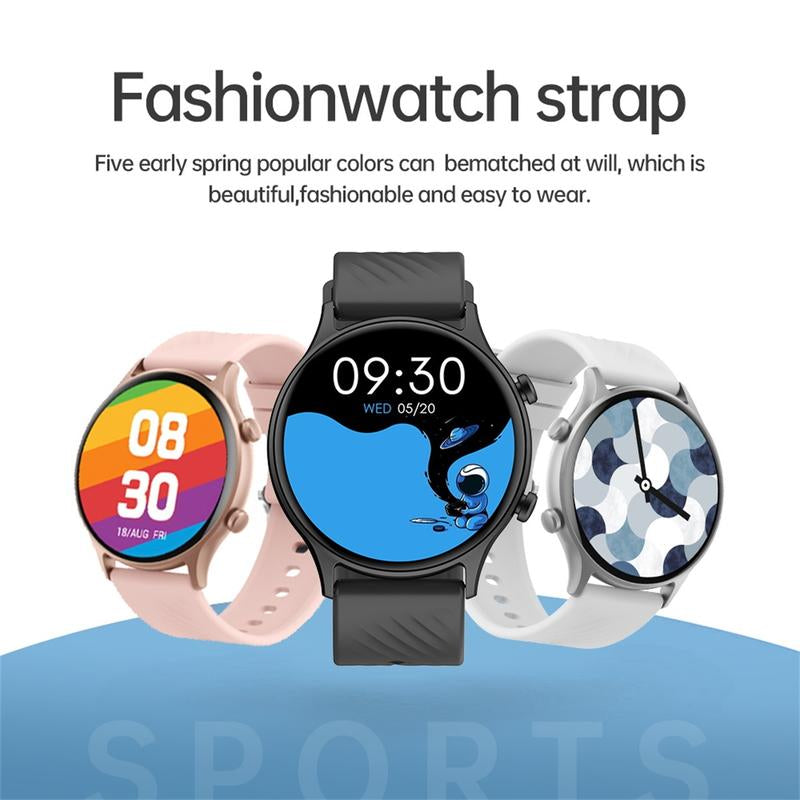 BOZLUN B53S Smartwatch with Bluetooth Call AI Voice Assistant Health Fitness Tracking 1.39'' HD Display IP67 Waterproof Gift Pink Black White Wearable Charging Magnetic Durable Screen Smartphone Wristwatch Chargeable