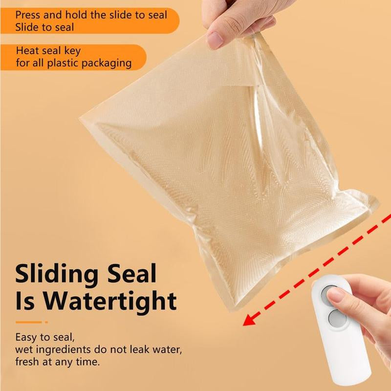 Novetek Mini Snack Bag Sealing Machine,2 in 1 Heat USB Rechargeable Snack Bag Selaer,Plastic Electric Bag Sealers, Keep Food Fresh. Portable Sealer Picnics