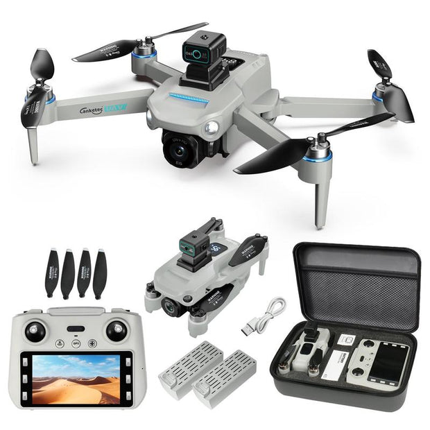 2025 BRAND NEW Drone with 4K UHD EIS Camera, 5G Wifi FPV RC Quadcopters, Brushless Motors, Obstacle Avoidance, Automatic Return, and Replaceable Wing Batteries