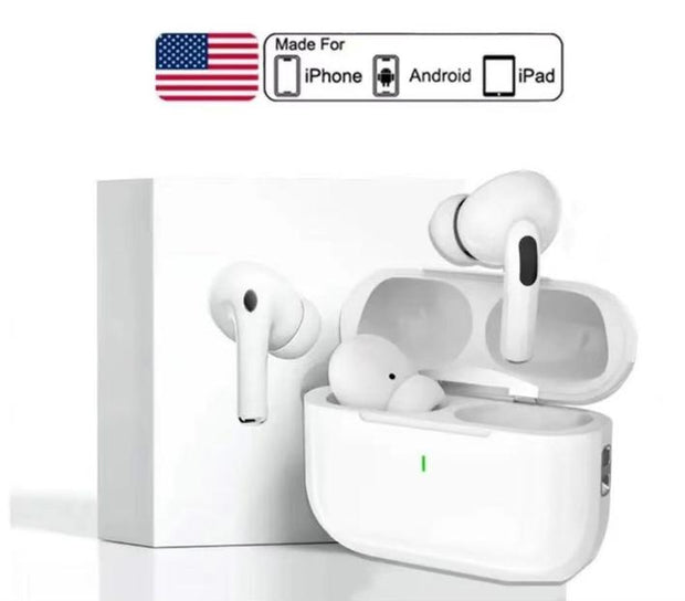 Earphones Bluetooth, Wireless, Long Battery Life, with Earplugs, Automatic Intelligent Matching, Compatible with Mobile Phones, Tablets, and Computers