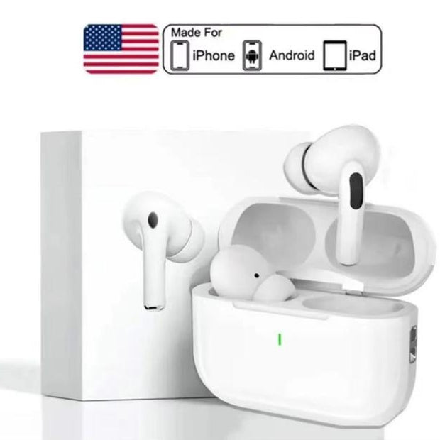 Earphones Bluetooth, Wireless, Long Battery Life, with Earplugs, Automatic Intelligent Matching, Compatible with Mobile Phones, Tablets, and Computers