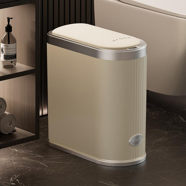 UFORU Decorate Bathroom Smart Trash Can Sensor Based Intelligent Home Kitchen Toilet with Lid Waterproof Clip Plastic Garbage Bin Touchless Smart Sensor Trash Smart Garbage Bin#Tiktokshop Back to School