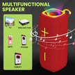 Halo Portable Wireless Bluetooth Speaker by Fuzix – Compact High-Quality Sound, Long Battery Life, TWS Stereo, Micro SD, USB, AUX Audio