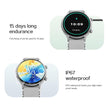 BOZLUN B53S Smartwatch with Bluetooth Call AI Voice Assistant Health Fitness Tracking 1.39'' HD Display IP67 Waterproof Gift Pink Black White Wearable Charging Magnetic Durable Screen Smartphone Wristwatch Chargeable